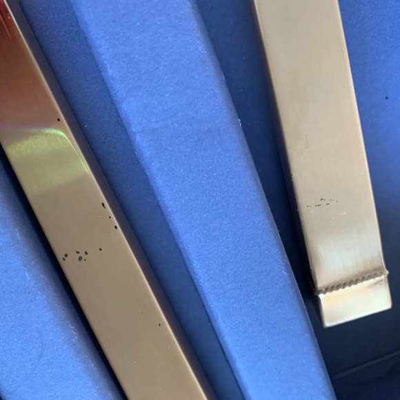 Vera Wang Wedgewood "Love Knots" Gold/Silver Cake Knife & Server Set - Picture 3 of 7